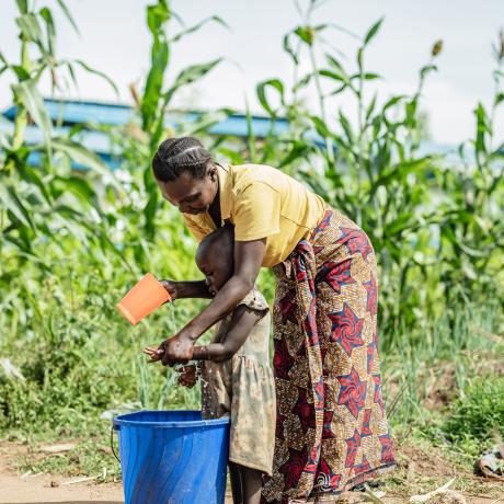 IMANI GRACE, a mother of two, living in the IPDs camp in Lita